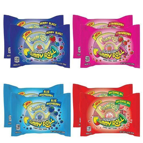Topps Push Pop gummy Roll 8ct