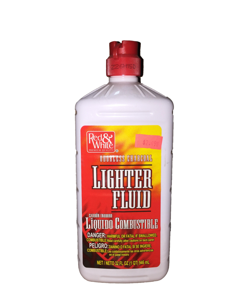 Red & White Charcoal Lighter Fluid 12/32 oz Revo Wholesale LLC