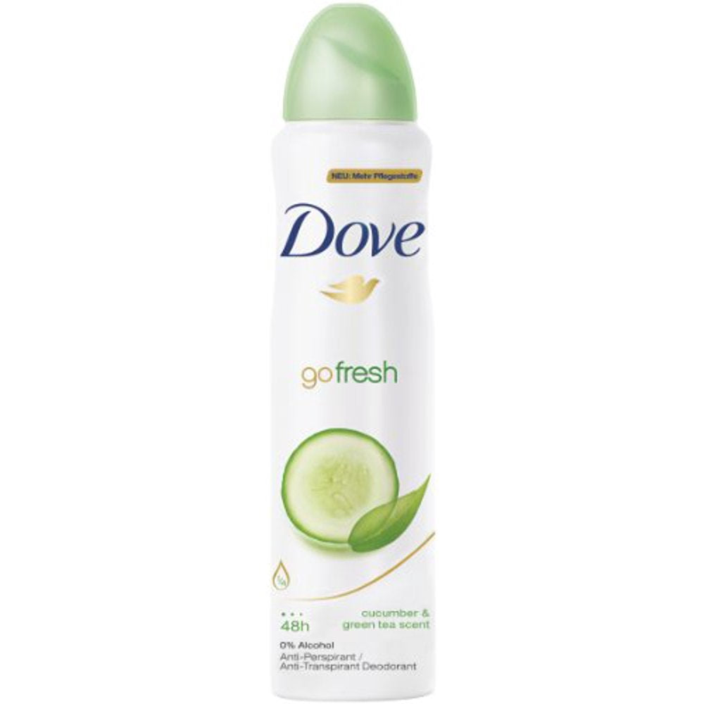 DOVE Spray Deodorant 6 oz (150 ml) Cucumber 6pk Revo Wholesale LLC