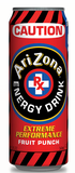 Arizona Caution Energy Drink Fruit Punch 24ct