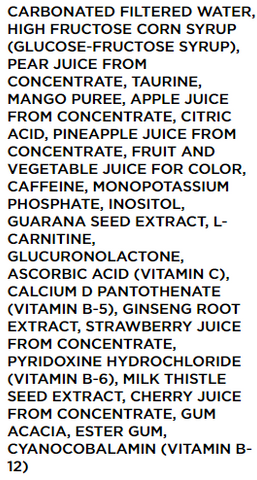 Arizona Caution Energy Drink Fruit Punch 24ct
