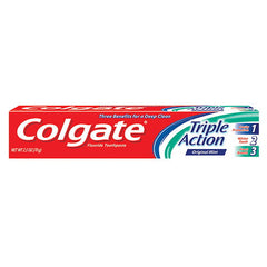 Colgate Triple Action Tooth Paste 2.5 OZ 6ct