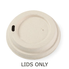 12 oz Disposable Bamboo Lids - 1,000 Lids