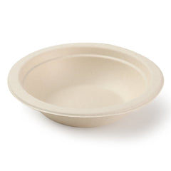 32oz Disposable Bamboo Round Bowls - 400 Bowls