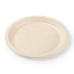 6" Disposable Bamboo Round Plates - 250 Plates