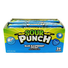 Sour Punch Straw Blue Raspberry 24 CT