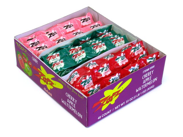 Zotz Cherry Apple Watermelon 48ct | Revo Wholesale LLC