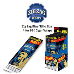 RILLO SIZE Zig Zag Wraps BlueBerry 4/.99C