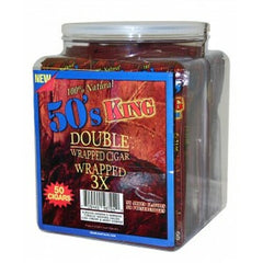 50's KING Double Wrap 50 CT // RED