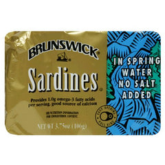 Brunswick Sardines with water 12/3.75 oz