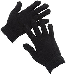 Fitted / Magic Gloves BLACK /COLORS12CT
