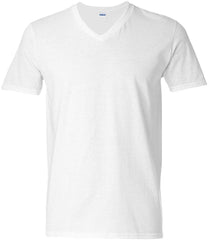 T-Shirts Wht V-Neck 1 LG (Long) 6ct