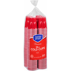 Red Plastic Cups 240-18 oz