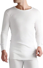 Thermal Long Sleeve White 3X Cottonet 6ct