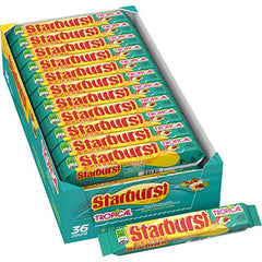 Starburst Fruit Chews Tropical 36 Ct