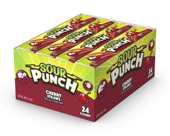 Sour Punch Straw Cherry 24 CT