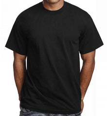 Black T-Shirts 5 Xtra-Long Cottonet 6ct