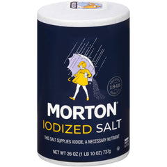 Morton Iodized Salt 24/26 oz