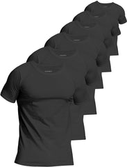 Black T-Shirts Small Cottonet 6ct