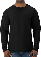 Long Sleeve Shirts Black Small 6ct