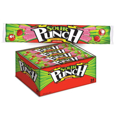 Sour Punch Straw Strawberry 24 CT