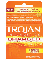 Trojan Charged Vert/Orange 3pk 6ct