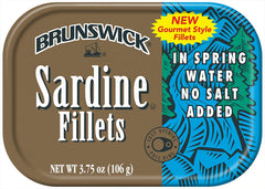Brunswick Sardines with water 18/3.75 oz