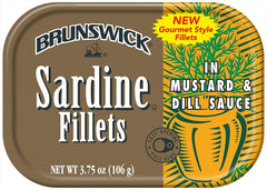 Brunswick Sardine In Mustard Sauce 12/3.75Z