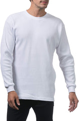 Thermal Long Sleeve White Large Cottonet 6ct
