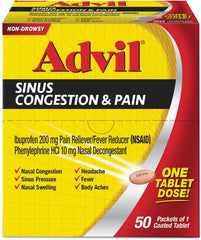 Advil Sinus Congestion Relief 50 ct