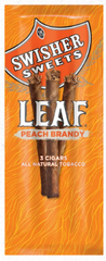 Swisher Sweet LEAF PEACH BRANDY 3ct/20cs