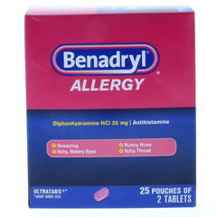 Benadryl Allergy Relief 2pk 25ct