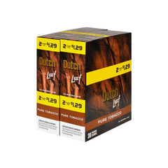 DUTCH CIG LEAF PURE TOB 2PK60 $1.29