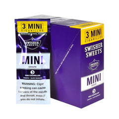 Swisher Sweet Mini Cigarillo FF GRAPE 3 Pk