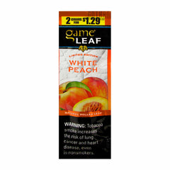 Game Leaf White Peach (2/$1.29) 2PK 15ct