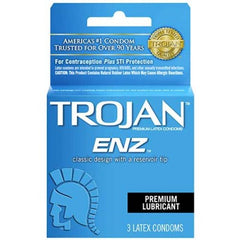 Trojan ENZ LIGHT BLUE 3pk 6ct
