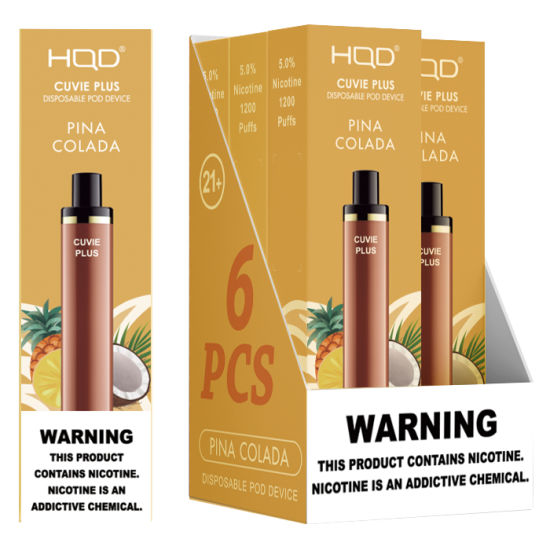 HQD CUVIE PLUS 5% PINA COLADA (6 PODS) | Revo Wholesale LLC HQD CUVIE PLUS 5% PINA COLADA (6 PODS) | Revo Wholesale LLC
