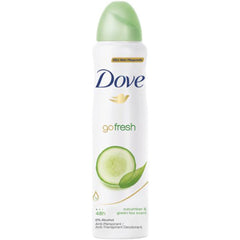 DOVE Spray Deodorant 6 oz (150 ml)- Cucumber 6pk
