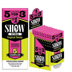 SHOW CIG TROP. TWISTA 5 for 3($1) 15 CT