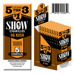 SHOW CIG OG KUSH 5 for 3($1) 15 CT