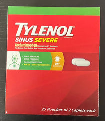 Tylenol Sinus Severe 2pk/25ct