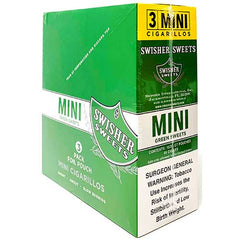 Swisher Sweet Mini Cigarillo FF GREEN 3 Pk