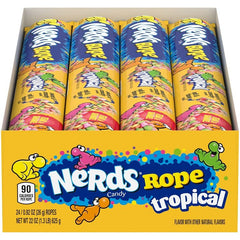 Wonka Tropical Nerds Rope 24ct