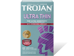 Trojan Ultra Thin GRAY 3pk 6ct