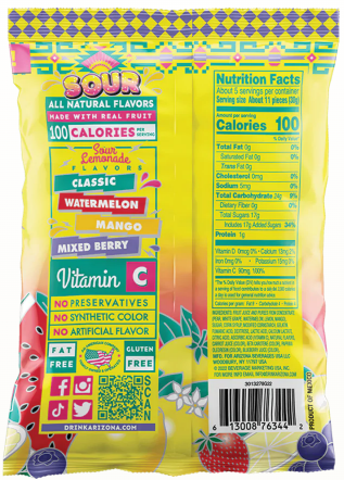 Arizona Fruit Snacks - SOUR 12ct