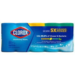 CLOROX Disinfecting Fresh WIPES 5 PACK