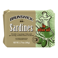 Brunswick Sardine In Olive Oil 18/3.75Z