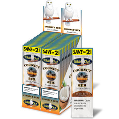 White Owl Cigarillo FF COCONUT RUM (2/.99c) 2PK 30ct