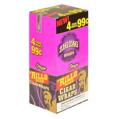 RILLO SIZE Zig Zag Wraps Grape 4/.99C