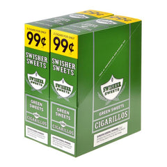 Swisher Sweet cigarillos OPTIMO GREEN 30/2 CT 2/$.99